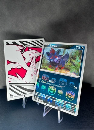 Zorua 061/086 Master Ball Flamme Blanche  EV10.5 Carte Pokémon Officielle, marque: Pokémon, état: Neuf sans étiquette, 7,50 €, 8,58 € Protection acheteurs incluse