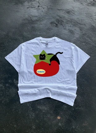 T-shirt vintage graphic tee boxy tomato, marke: Graphic Tee, zustand: Sehr gut, größe: L, 9,99 €, 11,19 € beinhaltet Vinted-Käuferschutz Pro