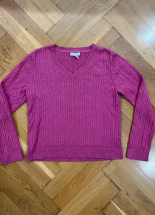 Pull rose torsadé Charter Club ajusté en coton - taille S, brand: Charter Club, condition: Very good, size: S / 36 / 8, €12.00, €13.30 includes Buyer Protection