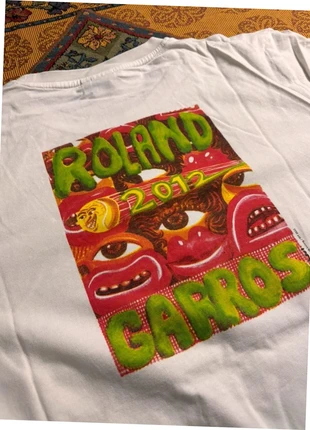 T-shirt officiel Roland-Garros 2012 Hervé di Rosa– Taille XL, marque: Vintage Dressing, état: Très bon état, taille: XL, 50,00 €, 53,20 € Protection acheteurs incluse