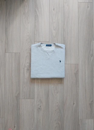 Pull Raph Lauren gris, Logo bleu brodé🩶, marque: Ralph Lauren, état: Très bon état, taille: M, 25,00 €, 26,95 € Protection acheteurs incluse