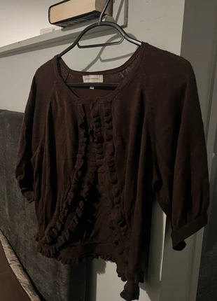 Chocolate Brown Ruffle Knit, brand: Rocha John Rocha, condition: New without tags, size: XL / UK 20-22, £13.00, £14.35 includes Buyer Protection