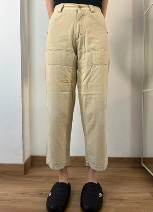 Esprit Cream Cargo Pants with Zipper Detail, marque: Esprit, état: Très bon état, taille: W23 | FR 32, 1,00 €, 1,75 € Protection acheteurs incluse