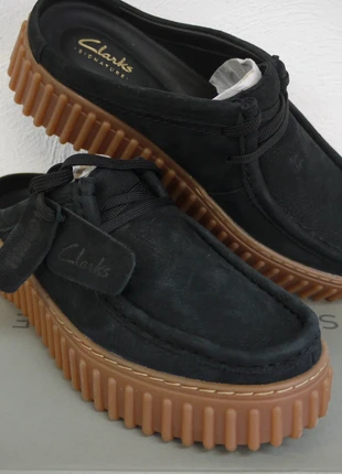 Clarks Damen Schuhe Torhill Mule Black Nubuck Leather Gr. 40 UK 6,5 Neu, merk: Clarks, staat: Nieuw met prijskaartje, maat: 40, € 50,00, € 53,20 inclusief Kopersbescherming