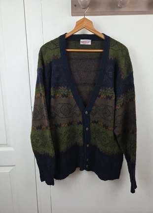Cardigan Funky kaki Vintage taille XL, brand: Funky, condition: Very good, size: XL / 42 / 14, €19.90, €21.60 includes Buyer Protection Pro