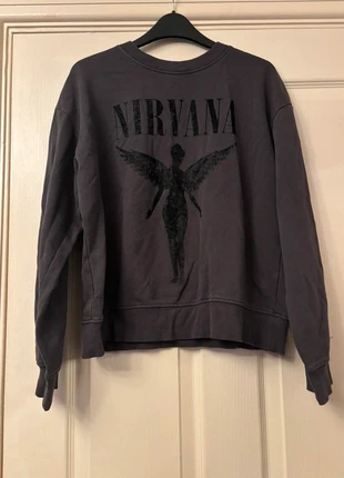 H&M Nirvana sweatshirt, brand: H&M, condition: Very good, size: S / 8, £2.50, £3.33 includes Buyer Protection