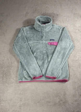 Polaire à boutons et poche grise et rose Patagonia Re-Tool Snap-T femme taille XS, marca: Patagonia, estado: Muy bueno, tamaño: XS / 34 / 6, 48,00 €, 51,10 € Protección al comprador Pro incluida