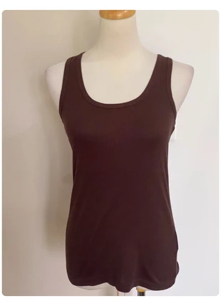 Débardeur Vintage sans manche marron Taille M, marque: Vintage Dressing, état: Très bon état, taille: M / 38 / 10, 4,00 €, 4,90 € Protection acheteurs incluse