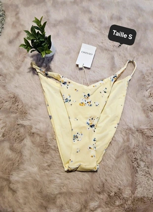 Bas bikini haute S neuf Oysho fleurie, brand: Oysho, condizioni: Ottime, taglia: S / IT 40 / EU 36, €11.00, €12.25 include la Protezione acquisti