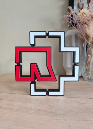 Rammstein logo décoratif 15x15cm Excellent état Fanart, marque: Rammstein, état: Très bon état, 14,00 €, 15,40 € Protection acheteurs (Pro) incluse