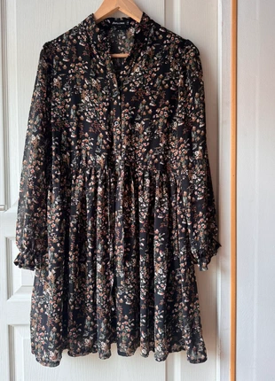 Robe fleuri, merk: Papillonne, staat: Nieuw zonder prijskaartje, maat: S / 36 / 8, € 10,00, € 11,20 inclusief Kopersbescherming