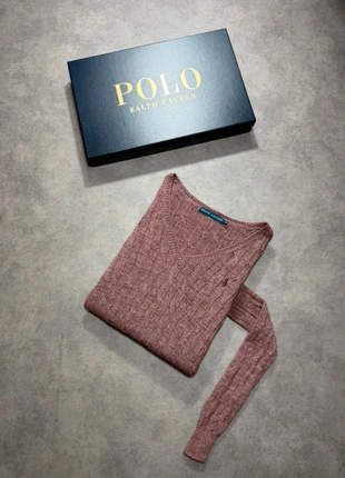 Pull torsadé polo Ralph Lauren Col V - Logo brodé bordeaux - Lin & Alpaga - Taille XS, marca: Ralph Lauren, estado: Muy bueno, tamaño: XS / 34 / 6, 44,99 €, 47,94 € Protección al comprador Pro incluida