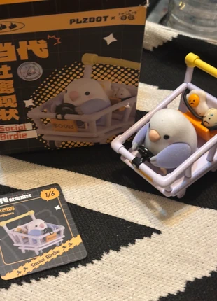 Plzdot The Polite Love Bird V3 Social Birdie Series Figure, brand: PLZDOT, condition: New with tags, size: S, £8.00, £8.94 includes Buyer Protection