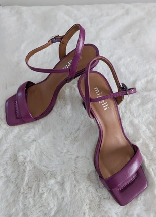 Sandales à talons Minelli Paris – Pointure 36 – Fuchsia – Talons 8.5 cm, marca: Minelli, estado: Novo com etiquetas, tamanho: 36, €49.99, €53.19 inclui Proteção do Comprador Pro