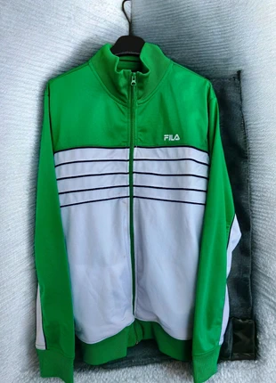 Vintage FILA Green & White Striped Track Jacket / Tracksuit Top - Size M, marque: FILA, état: Très bon état, taille: M, 14,50 €, 15,93 € Protection acheteurs incluse