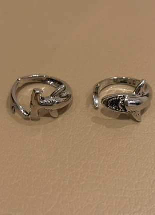 shark ring set, brand: CHROME, condizioni: Nuovo senza cartellino, taglia: Regolabile, €9.99, €11.19 include la Protezione acquisti
