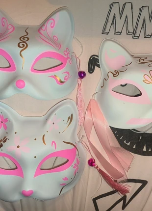 Masques renards japonais, marque: Japan Style, état: Neuf sans étiquette, taille: Taille unique, 3,00 €, 3,85 € Protection acheteurs incluse