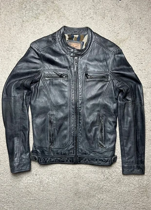 Veste en cuir oakwood intérieur militaire noir - Taille S, marque: OAKWOOD, état: Très bon état, taille: S, 40,00 €, 42,70 € Protection acheteurs incluse