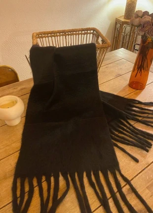 Grande écharpe Noire douce, état: Neuf avec étiquette, 7,99 €, 9,09 € Protection acheteurs incluse