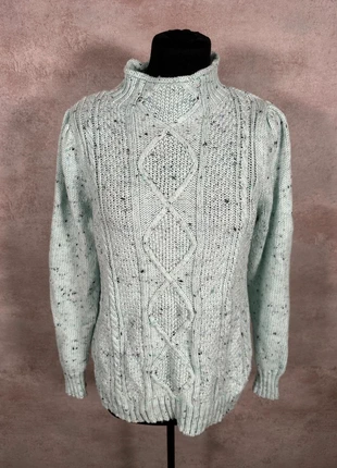 Pull Maille Torsadée Cable Knit Vintage Talbots bleu gris torsadé taille L, brand: Vintage Dressing, condition: Very good, size: L / 40 / 12, €12.00, €13.30 includes Buyer Protection Pro
