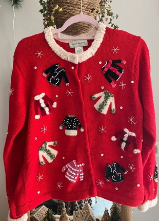 Pull de Noël vintage motif pull humour m, marke: Susan Bristol, zustand: Sehr gut, größe: M / 38 / 10, 45,00 €, 47,95 € inklusive Vinted-Käuferschutz