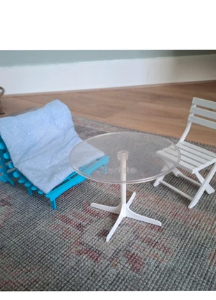 Lot: Barbie Mattel Tuinmeubelen, merk: Barbie, staat: Heel goed, maat: Universeel, € 7,50, € 8,58 inclusief Kopersbescherming