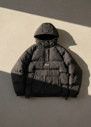 Doudoune noire matelassée – coupe oversize streetwear, zustand: Sehr gut, größe: M, 39,90 €, 42,60 € inklusive Vinted-Käuferschutz