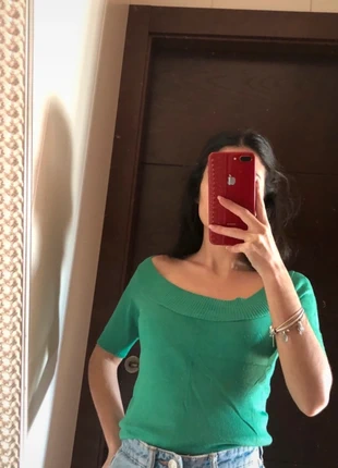 Jersey verde escote barco, marque: Mango, état: Très bon état, taille: S / 36 / 8, 10,00 €, 11,20 € Protection acheteurs incluse