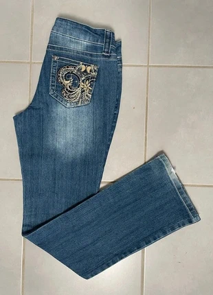 Jean Suko femme vintage taille 38 taille basse pattes d’éléphant vintage y2k couleur bleu 70% coton, marque: Vintage Dressing, état: Très bon état, taille: M / 38 / 10, 15,99 €, 17,49 € Protection acheteurs (Pro) incluse