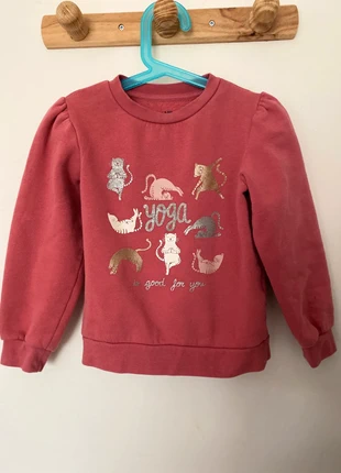 Kiabi sweat rose “yoga cats” 6 ans, merk: Kiabi, staat: Goed, maat: 6 jaar / 116 cm, € 4,00, € 4,90 inclusief Kopersbescherming