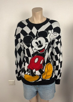Disney Mickey Mouse Checkered Vintage Sweater – Size L, brand: Vintage Dressing, condition: Very good, size: L / 40 / 12, €22.90, €24.75 includes Buyer Protection