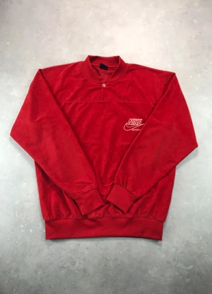 Sweat Zipe Nike Rouge Vintage - Taille XL, brand: Nike, condition: Good, size: XL, €18.00, €19.60 includes Buyer Protection