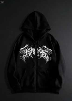 Pull-over / Veste Gothique Y2K Noir, merk: y2k, staat: Nieuw zonder prijskaartje, maat: M, € 40,00, € 42,70 inclusief Kopersbescherming