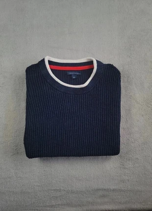Pull Col Rond Tommy Hilfiger Bleu Marine Taille S Femme Logo Brodé Coton Très Bon État #173, merk: Tommy Hilfiger, staat: Heel goed, maat: S, € 14,99, € 16,44 inclusief Kopersbescherming Pro