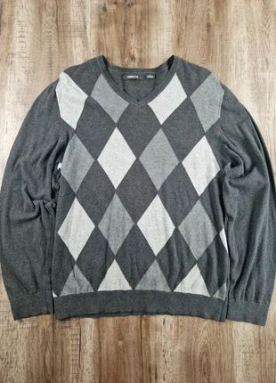 Pull vinatge argyle gris Claiborne coton taille L, marque: Vintage Dressing, état: Bon état, taille: L, 5,00 €, 5,95 € Protection acheteurs (Pro) incluse