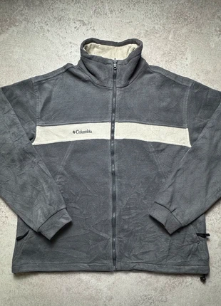 Veste polaire bicolore Columbia full zip | Taille L homme | Gris blanc, marque: Columbia, état: Très bon état, taille: L, 30,00 €, 32,20 € Protection acheteurs incluse