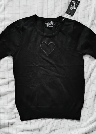 Hell bunny new heart top (s), merk: Hell Bunny, staat: Nieuw met prijskaartje, maat: S / 36 / 8, € 29,99, € 32,19 inclusief Kopersbescherming Pro