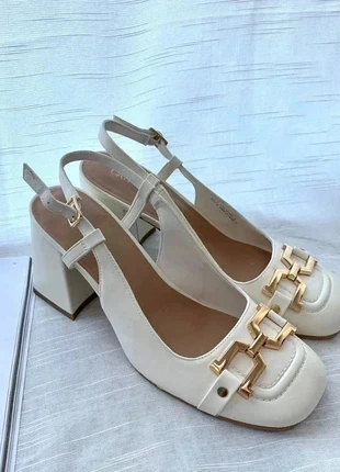 Slingback Mary Jane blanche Catwalk | Taille 40, marca: Catwalk, estado: Muy bueno, tamaño: 40, 9,99 €, 11,19 € Protección al comprador Pro incluida