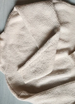 Pull large blanc court en laine col roulé manche large tricot chaud, marke: Tally Weijl, zustand: Gut, größe: XS / 34 / 6, 3,00 €, 3,85 € inklusive Vinted-Käuferschutz