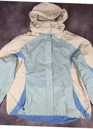 ll bean veste de ski bleu clair beige femme xl imperméable capuche poches “225”, brand: L.L. Bean, condition: Very good, size: XL / 42 / 14, €37.00, €39.55 includes Buyer Protection Pro