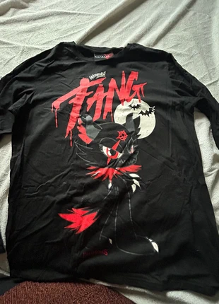 Killstar lange mouwen shirt met print, merk: Killstar, staat: Heel goed, maat: XL / 42 / 14, € 15,00, € 16,45 inclusief Kopersbescherming