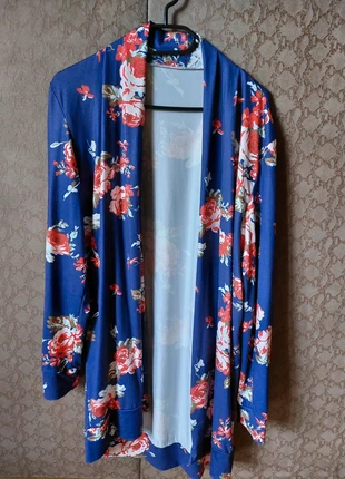 Gilet kimono fleuris XL, estado: Muito bom, tamanho: XL / 42 / 14, €3.00, €3.85 inclui Proteção do Comprador