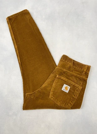Pantalon Carhartt wip Marron velours côtelés modèle Newel Pant Corduroy Loose - Taille S w28 #1439, brand: Carhartt, condition: Very good, size: W28, €49.00, €52.15 includes Buyer Protection Pro