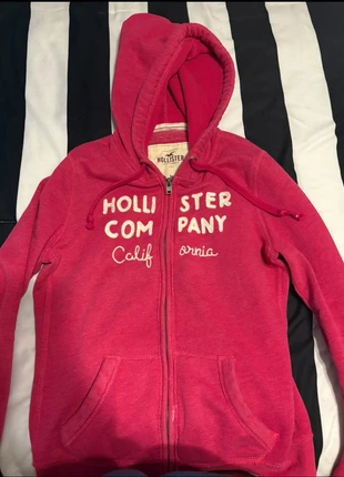 Vintage Pink Hollister Zip Up, brand: Hollister, condition: Good, size: 10 / M, $10.00, $11.20 includes Buyer Protection
