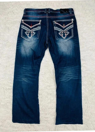 Jean vintage années 80/90 – broderies arrière – taille 48 (étiquette W36/32)/1125-002), marca: Vintage Dressing, estado: Muito bom, tamanho: PT 48 | W38, €34.00, €36.40 inclui Proteção do Comprador Pro