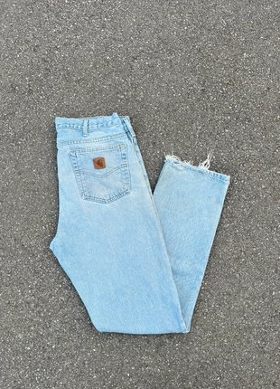 Jean carhartt B18 STW coupe droite bleu délavé vintage - Taille 35x34, marca: Carhartt, estado: Muito bom, tamanho: PT 44 | W35, €25.00, €26.95 inclui Proteção do Comprador Pro