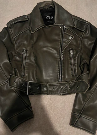 Zara leather biker jacket, brand: Zara, condition: Very good, size: XS / UK 4-6, £35.00, £37.45 includes Buyer Protection