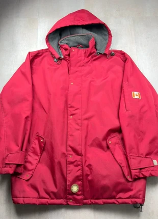 Doudoune à Capuche Imperméable En Polaire Intérieur Extreme Land | Taille XL | Rouge, brand: Extreme Land, condition: Very good, size: XL, €18.00, €19.60 includes Buyer Protection