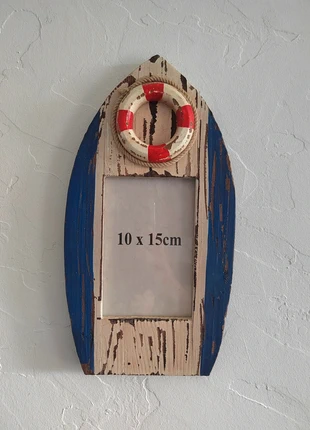 Cadre Photo Bateau Marin avec Bouée – 31 x 16 cm, marca: IKEA, estado: Muy bueno, 4,00 €, 4,90 € Protección al comprador incluida