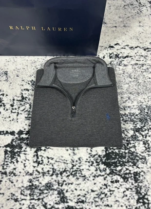 Pull Camionneur Half Zip 1/4 Zip 1/2 Zip Ralph Lauren Gris | Logo Brodé Gris | Taille S, marca: Ralph Lauren, estado: Muy bueno, tamaño: S, 69,99 €, 74,19 € Protección al comprador incluida